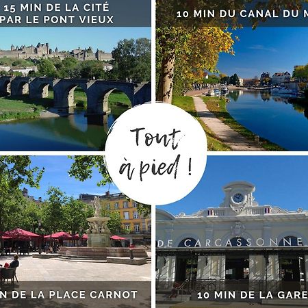 El Marty - Central - Climatisation - Parking Gratuit - Wifi Carcassonne Exterior photo